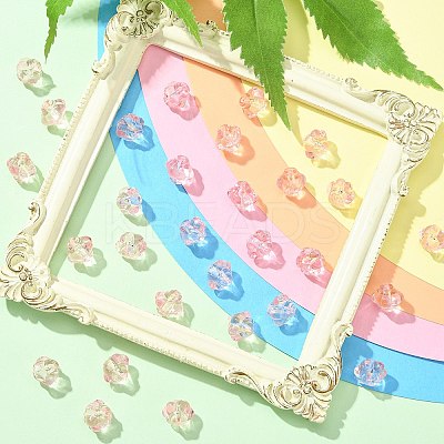 Transparent Acrylic Beads TACR-S154-20A-26-1