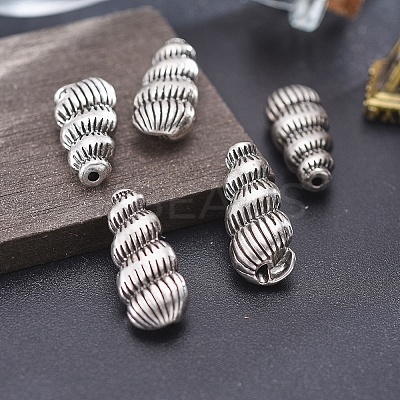 Tibetan Style Alloy Beads TIBEB-A004-029TAS-NR-1