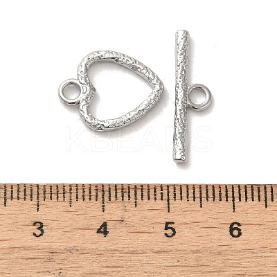 Non-Tarnish 304 Stainless Steel Toggle Clasps STAS-C091-01P-1