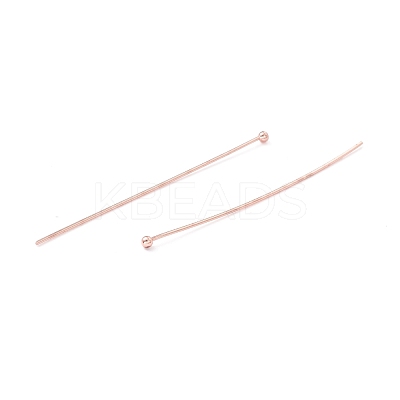 Brass Ball Head Pins KK-WH0058-02D-RG-1