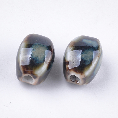 Handmade Porcelain Beads PORC-S498-07D-1