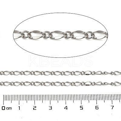 304 Stainless Steel Twisted Dapped Chains CHS-A016-29P-A-1