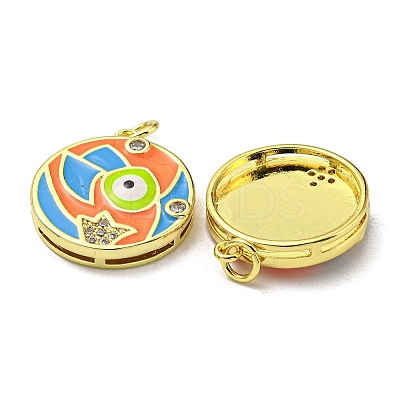 Real 18K Gold Plated Brass Pendants KK-L209-009G-03-1