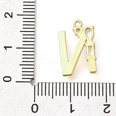 Brass Micro Pave Cubic Zirconia Pendants KK-M310-01G-14-1