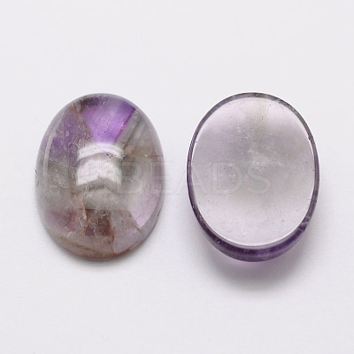Oval Natural Amethyst Cabochons X-G-K020-18x13mm-03-1