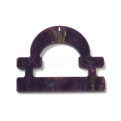 Acrylic Keychain Pendants SACR-S608-04C-02-1