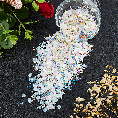120G 6 Colors PET Nail Art Sequins Decoration Accessories MRMJ-DC0001-12-1