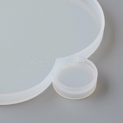Flower Lid Silicone Molds AJEW-D046-17-1
