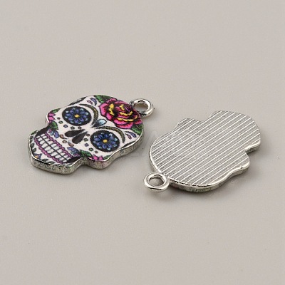 Alloy Enamel Pendants FIND-CJC0015-09N-1