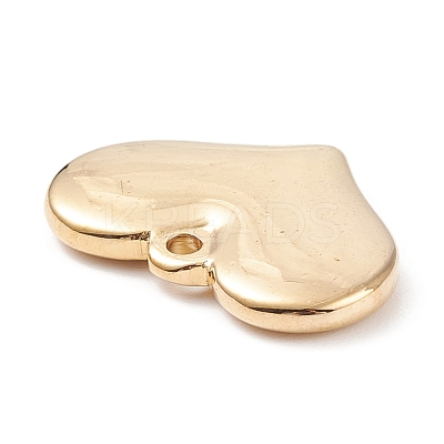 PVD Vacuum Plating 304 Stainless Steel Stamping Blank Tag Heart Pendants STAS-G218-08G-1-1