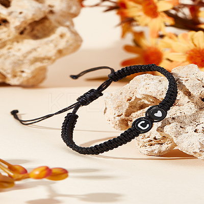 1Pc Adjustable Nylon Cord Braided Bracelets for Women Men BJEW-LP0001-31A-C-1