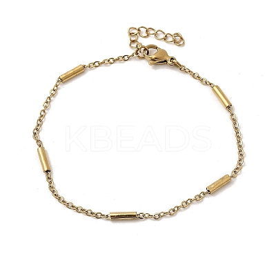 304 Stainless Steel Link Bracelets BJEW-A051-01G-1