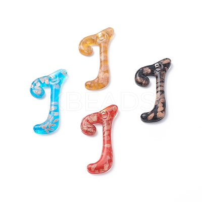 Handmade Lampwork Pendants LAMP-X092-M-1