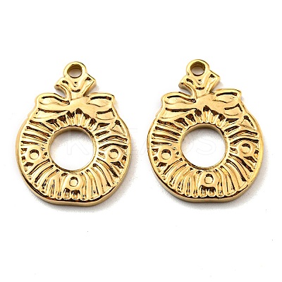 Ion Plating(IP) 304 Stainless Steel Pendants STAS-Q248-10G-1