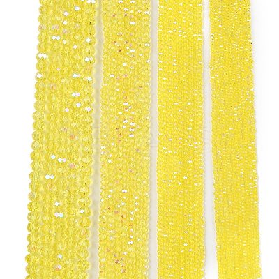 Electroplate Glass Beads Strands EGLA-A044-T1mm-L29-1