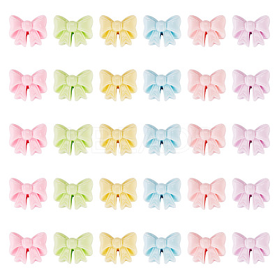 30Pcs Opaque Resin Decoden Cabochons RESI-TADJ0001-13A-1