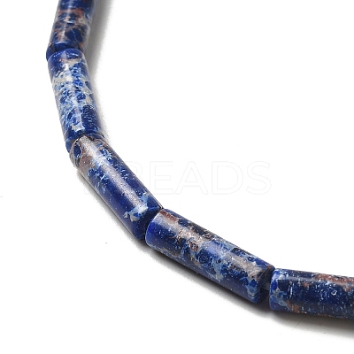 Synthetic Imperial Jasper Dyed Beads Strands G-D077-B01-12-1