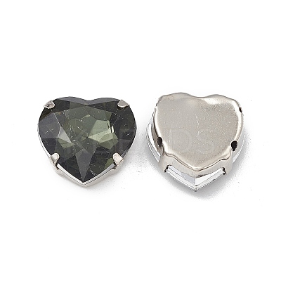 Heart Sew On Rhinestones OACR-E012-03D-P02-1