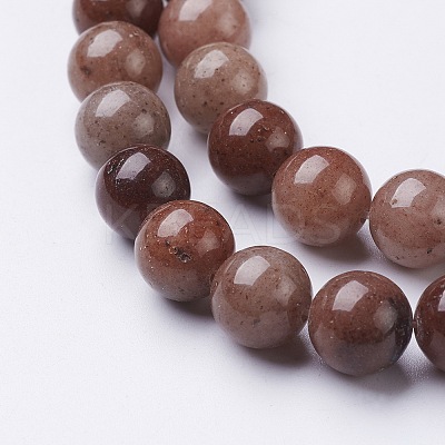 Natural Purple Aventurine Beads GSR10mmC025-1