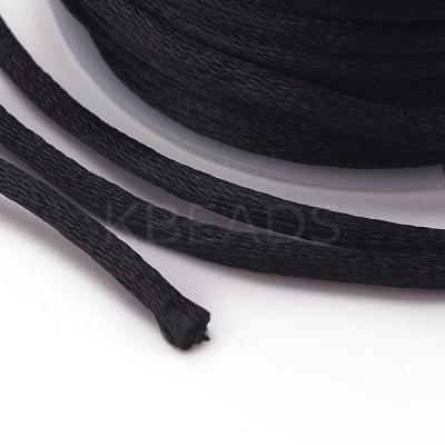 Nylon Satin Rattail Cords NWIR-L006-1mm-02-1