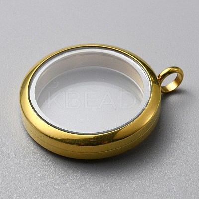 304 Stainless Steel Locket Pendants FIND-WH0032-58C-G-1