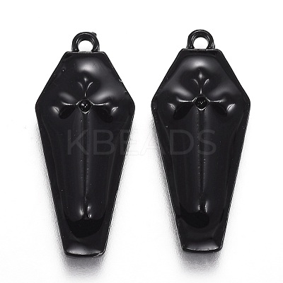Halloween Theme Alloy Enamel Pendants X-ENAM-J649-14B-01-1