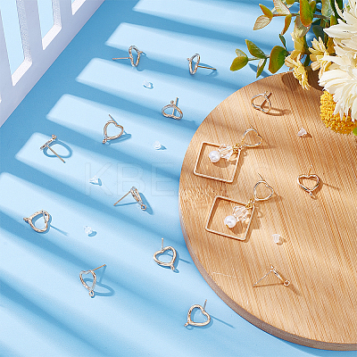 Brass Stud Earring Findings FIND-BC0003-69-1
