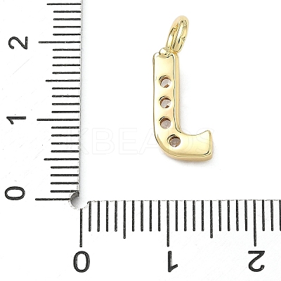 Brass Micro Pave Clear Cubic Zirconia Pendants KK-I476-01G-J-1