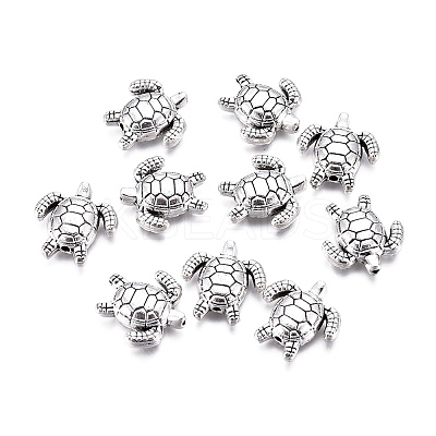 Tibetan Style Alloy Beads TIBEB-L004-031AS-1