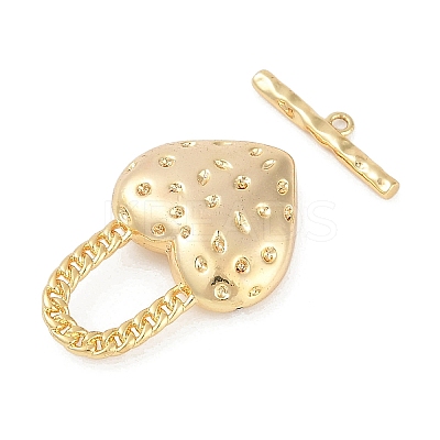 Brass Enamel Toggle Clasps KK-K391-13G-1