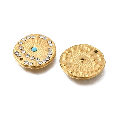 PVD Vacuum Plating 201 Stainless Steel Pendants STAS-C111-51G-1