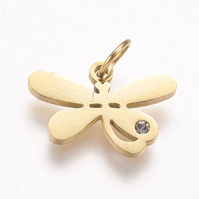 316 Surgical Stainless Steel Pendants KK-I612-06G-1