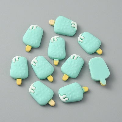 Opaque Resin Imitation Food Cabochons RESI-WH0036-06B-1