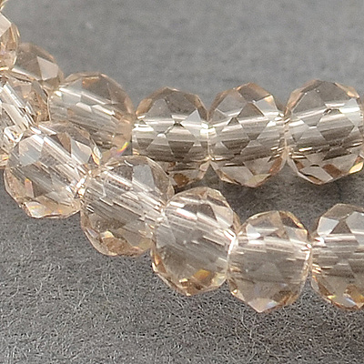Transparent Glass Beads Strands GLAA-R135-2mm-14-1