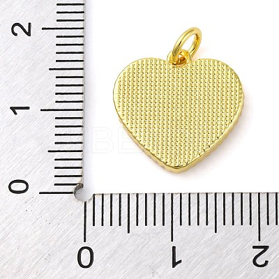 Brass Enamel Pendants KK-S401-17G-G-1