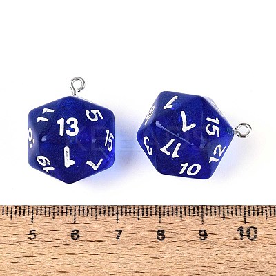 Transparent Acrylic Pendants MACR-O044-03C-1