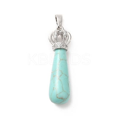 Natural & Synthetic Mixed Gemstone Pendants G-G976-01P-1