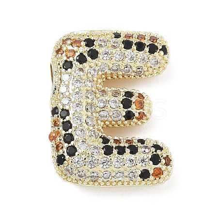 Brass Micro Pave Cubic Zirconia Pendants KK-Z108-02G-E-1