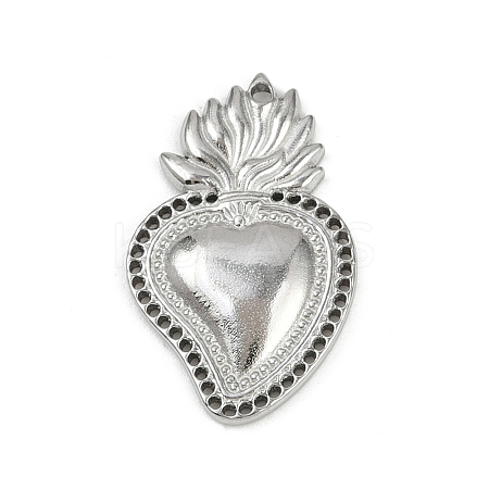 304 Stainless Steel Pendants LS-STAS-P390-02B-P-1