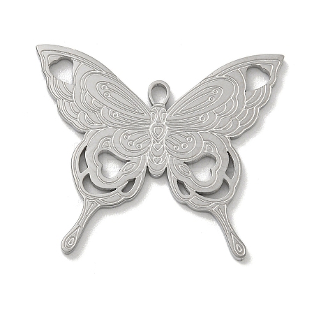 304 Stainless Steel Pendants STAS-M067-02P-1