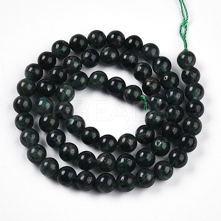 Natural Green Kyanite Beads Strands G-T140-6mm-07-1