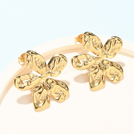 Valentine's Day 304 Stainless Steel Stud Earrings LS-EJEW-C184-01A-G-1