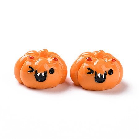 Halloween Opaque Resin Cabochons LS-RESI-D063-15A-1