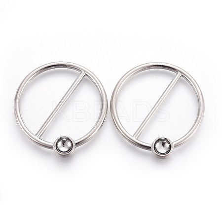 Alloy Buckle Clip LS-PALLOY-WH0056-06P-1