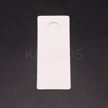 Blank Paper Keyring Display Card DIY-WH0315-02-1