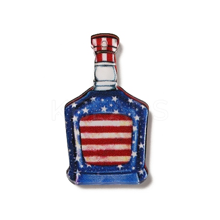 Independence Day Printed Acrylic Pendants TACR-F007-02C-1