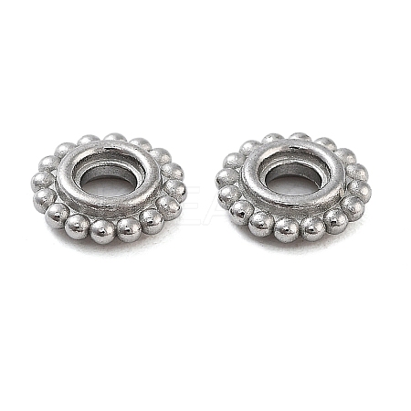 Non-Tarnish 304 Stainless Steel Spacer Beads STAS-L082-012P-1