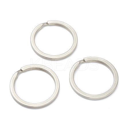 Tarnish Resistant 304 Stainless Steel Keychain Clasp Findings STAS-B012-02E-P-1