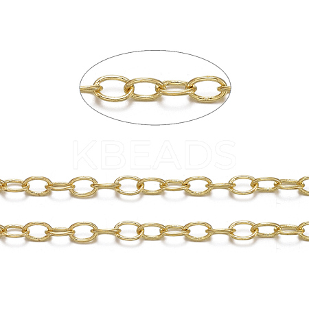 Brass Cable Chains CHC024Y-G-1