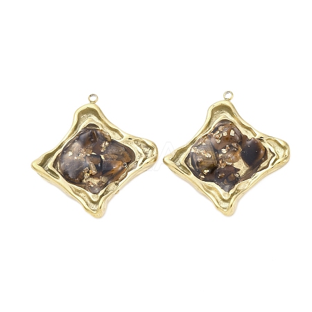 Natural Tiger Eye Pendants LS-STAS-V003-04G-01-1